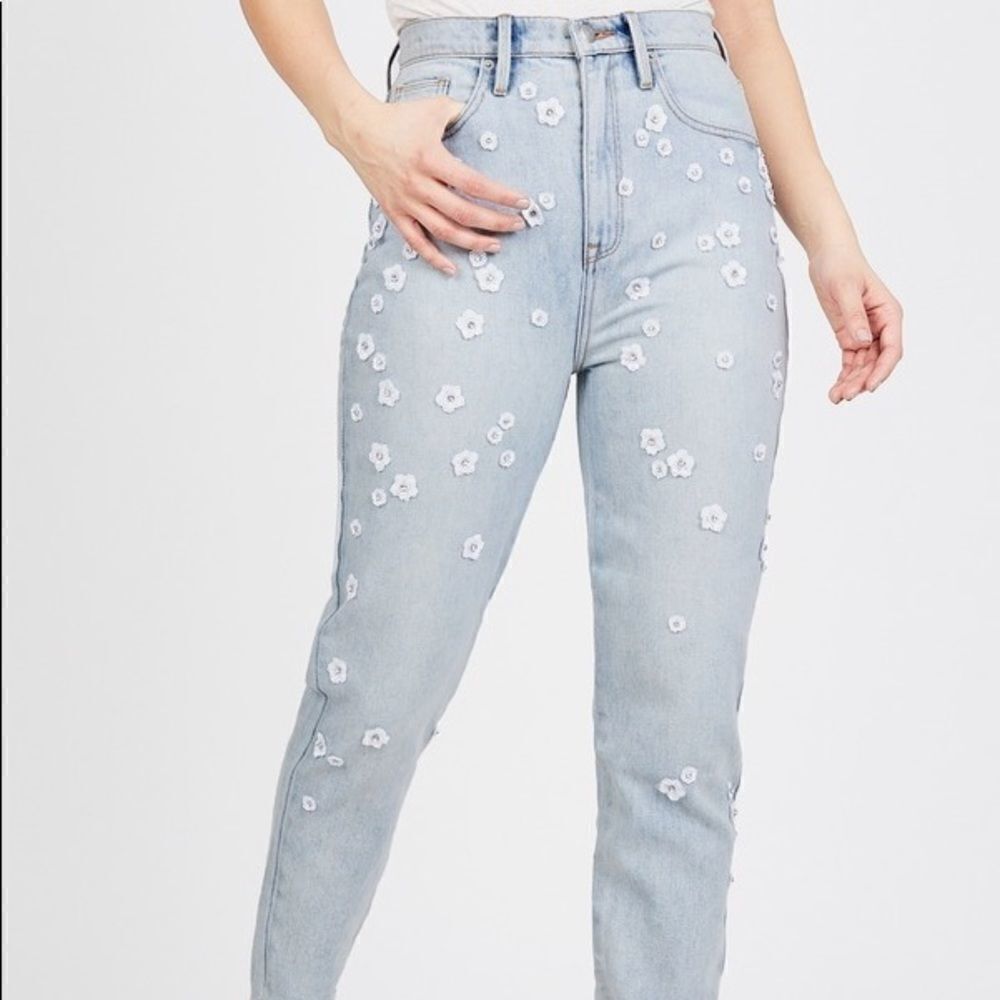 Juicy Couture High Rise Embellished Skinny Jean
